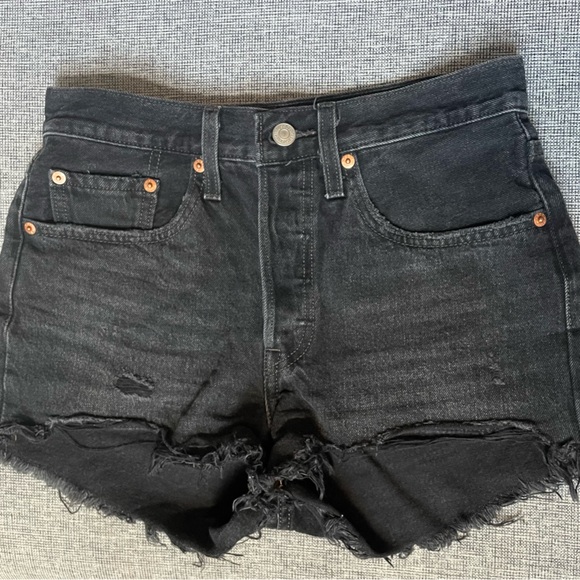 Levi’s 501 Denim Jean Shorts - Picture 1 of 2